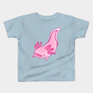 Cute axolotl illustration Kids T-Shirt